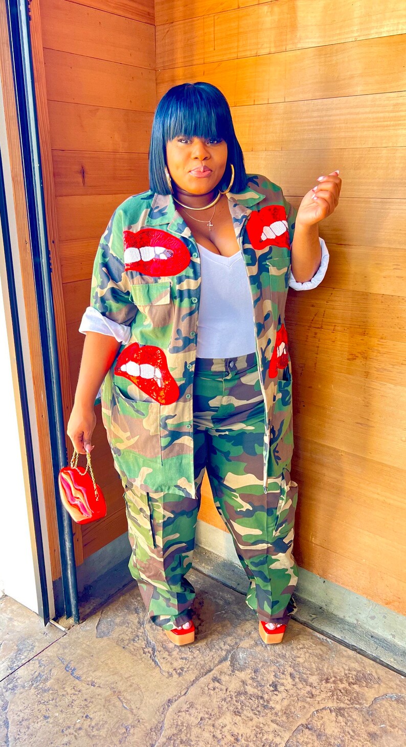 Camo Cargo Pants Etsy