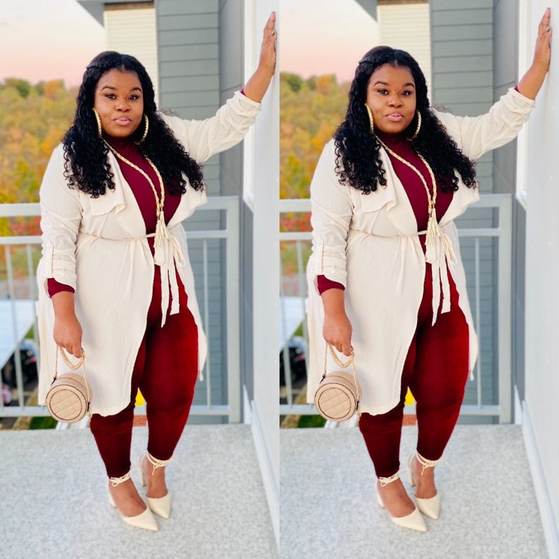 Corduroy Burgundy Leggings