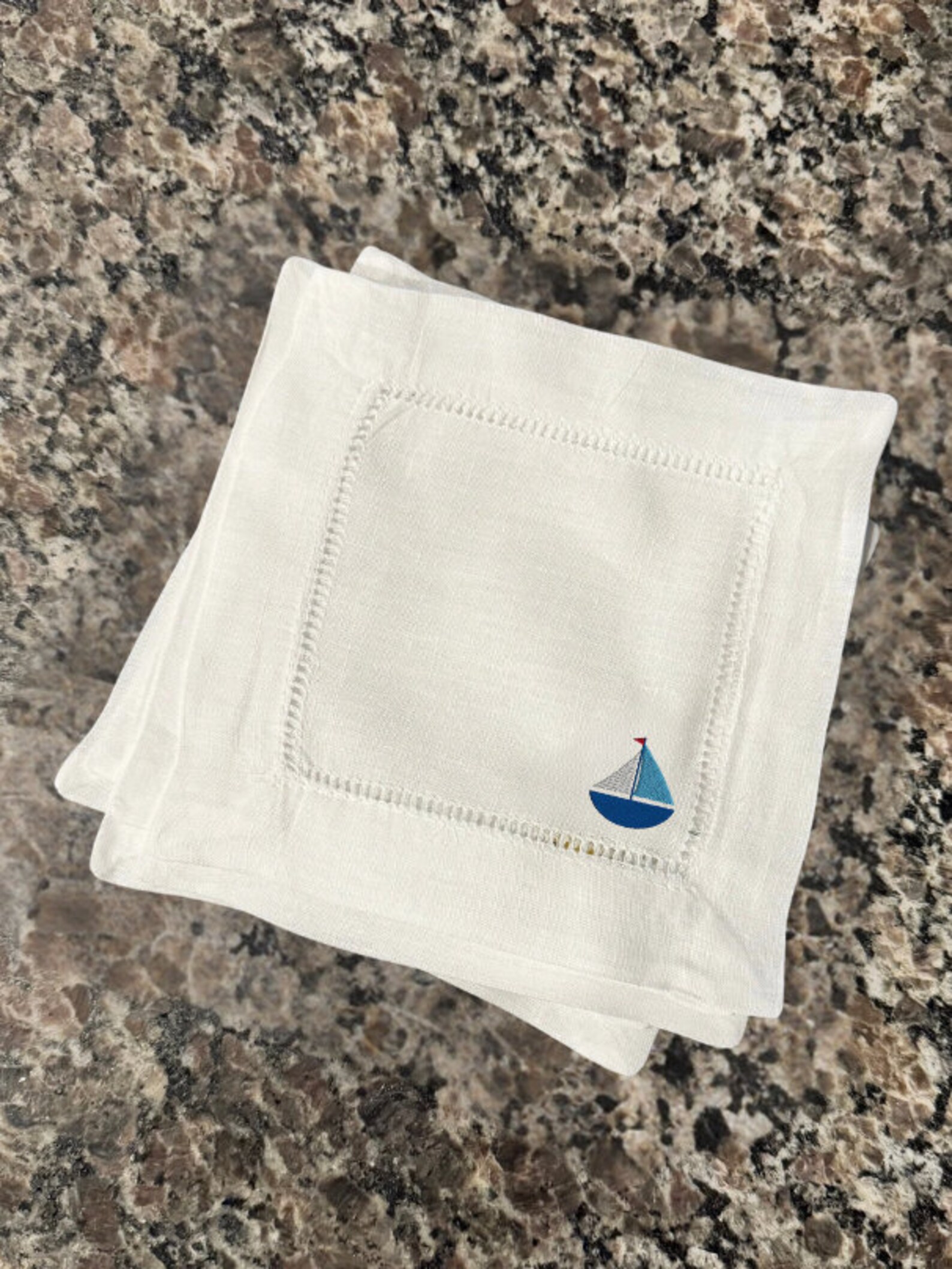Portofino Summer Garden Large Linen Napkin