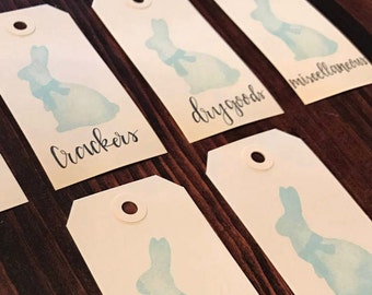 SET OF 5 Custom Tags, Hand Lettered Packaging Tags, Wedding or Birthday Favor Tags, Thank You Gift Tags :  Any Designs Welcome!