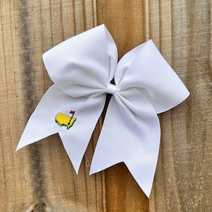 Masters Golf Bow, Hair Bow - embroidered! FREE SHIPPING!