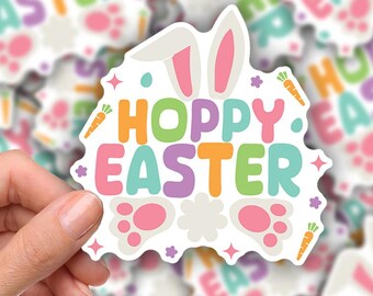 3-inch Sticker Hoppy Easter Bunny tail