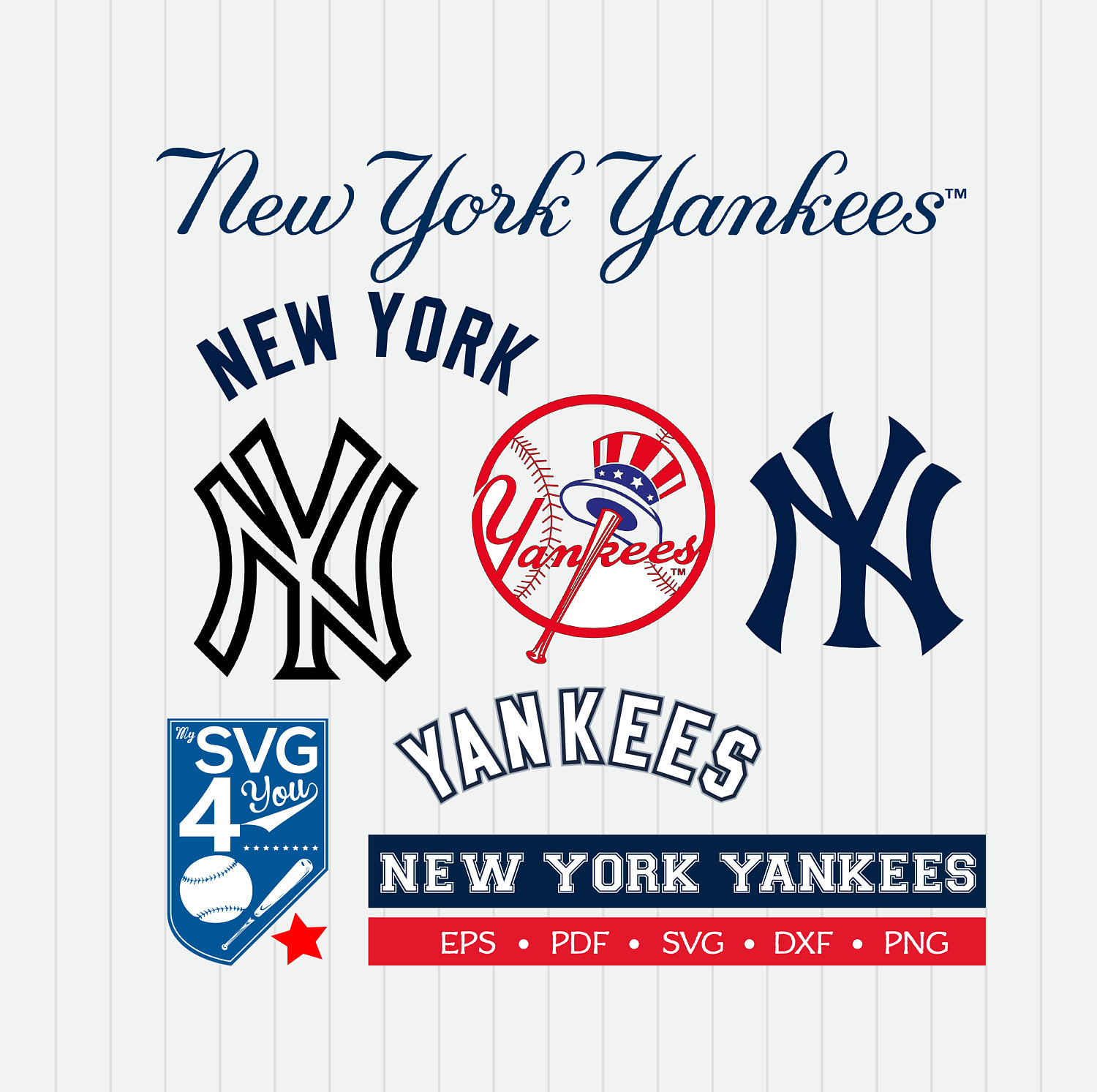 Free Free Yankees Baseball Svg 766 SVG PNG EPS DXF File