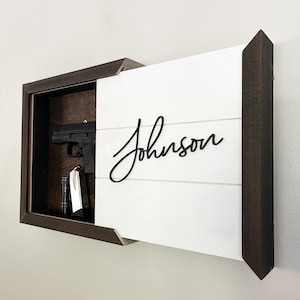Hidden Storage - Hidden Gun Concealment - Gun Storage - 3D Letter Gift - Fathers Day Gift - Husband Gift - Hidden Gun - Anniversary Gift
