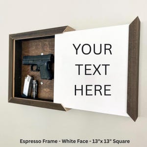 Hidden Gun Concealment - Gun Storage - Custom Gifts For Men - Father's Day Gift - Christmas Gift for Husband- Anniversary Gift for Men