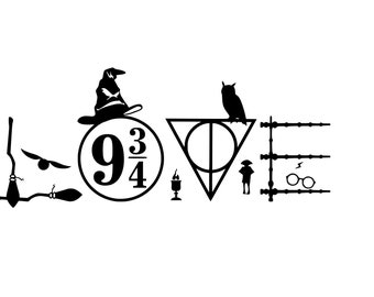 harry potter decal etsy