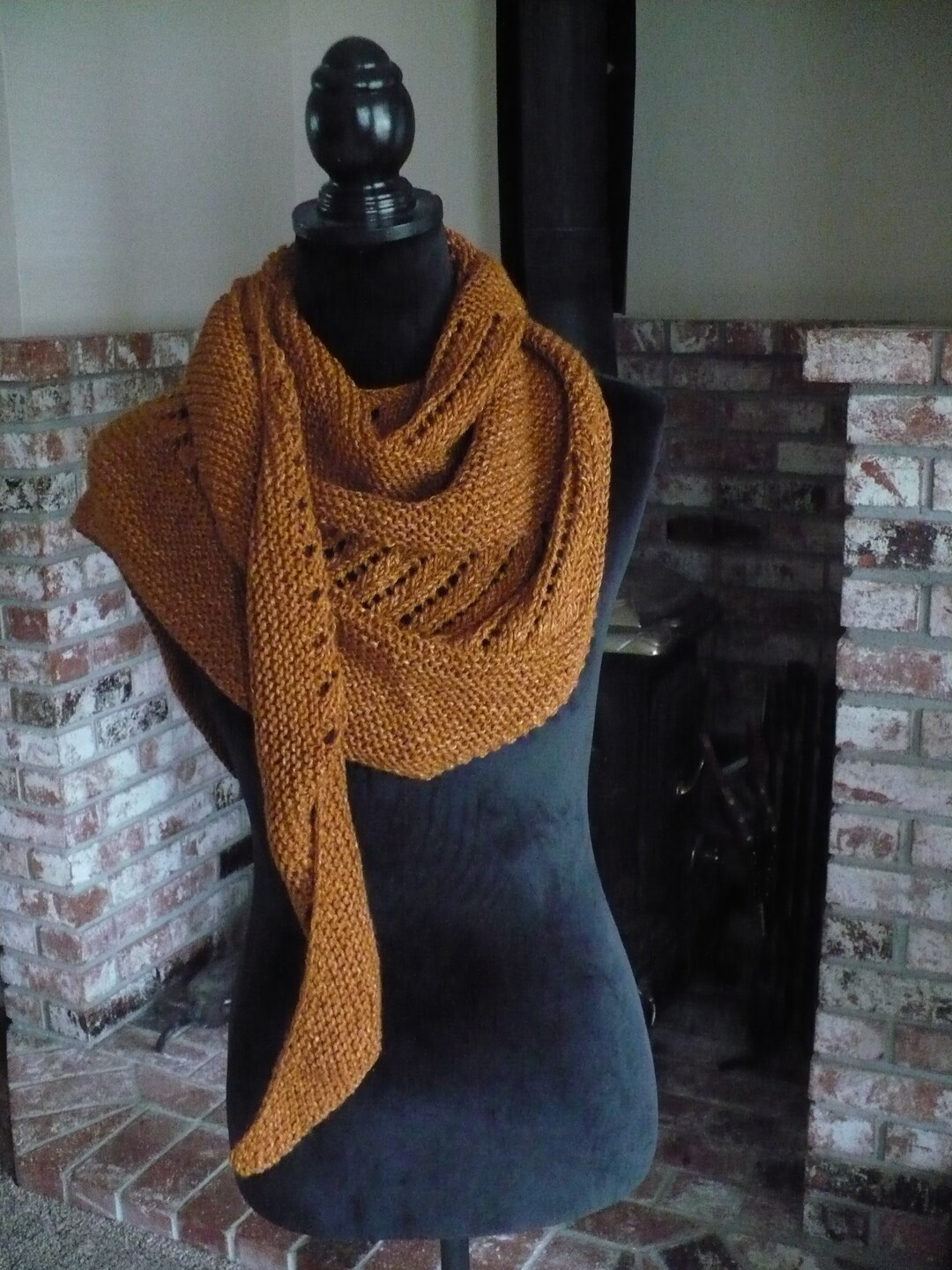 Hand Knit Shawl Women's Accessories Spring Wrap Summer Etsy