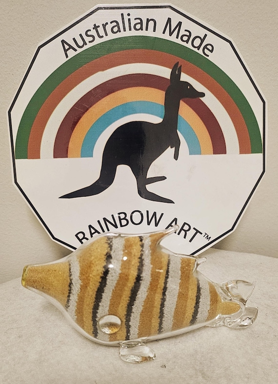 AUSTRALIAN TROPICAL FISH Rainbow Art Coloured Sands Souvenir by Rainbow art Australia