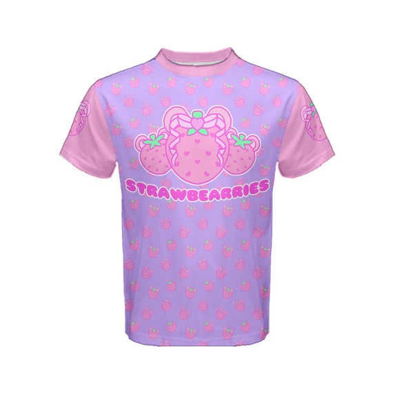 Kawaii Strawberry Shirt Bear Fresa Tshirt Cute Yume Etsy