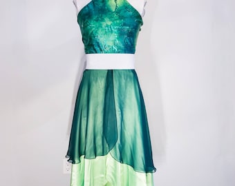 Galilea Dance Dress/ Dance dress/ turquoise dress/ worship dress/ ballet dress/ Tunic/ Green Dress/ Danza Cristiana
