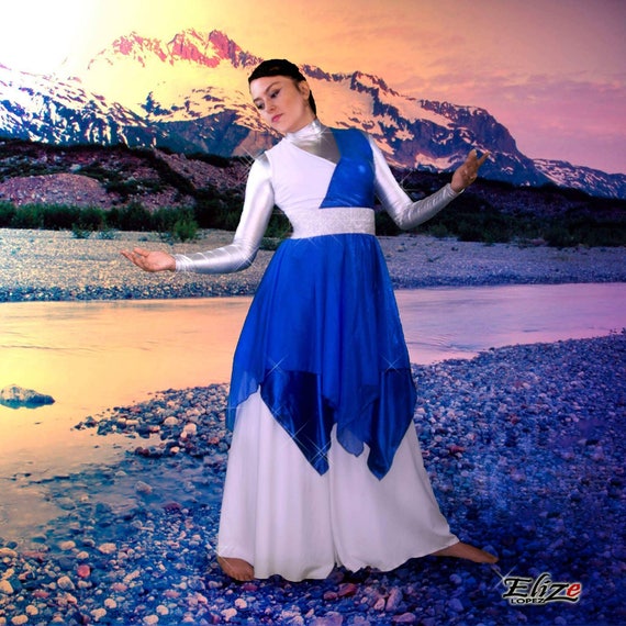 CANAN / Vestido de baile azul / Vestido adoración / Vestido - Etsy España