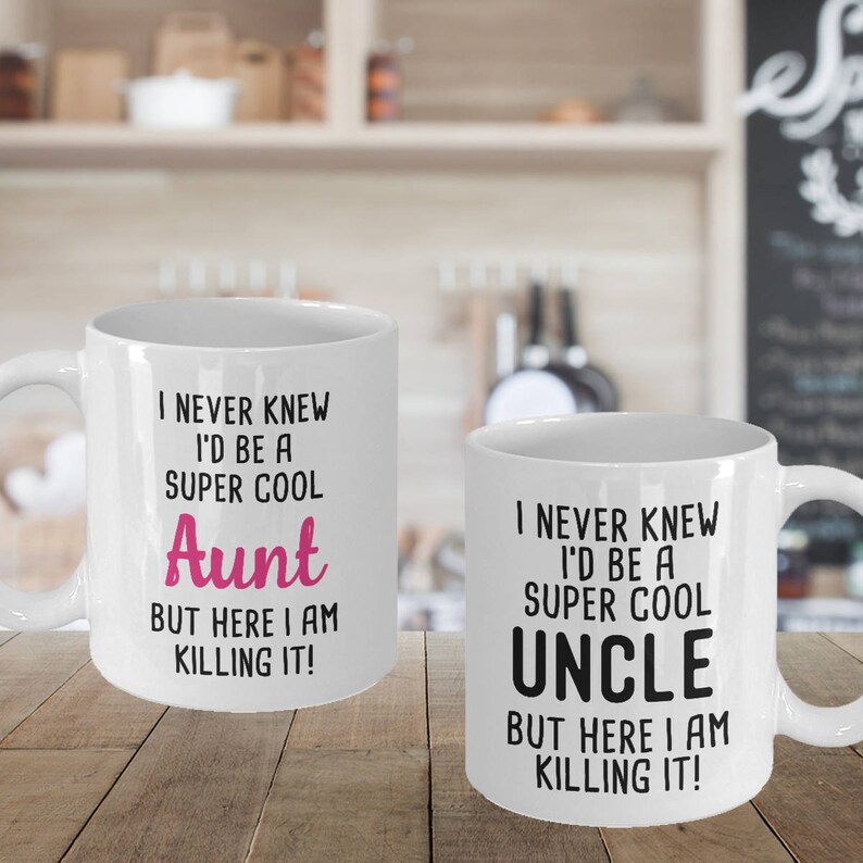 Aunt and Uncle Gift Aunt Mug New Uncle Gift New Aunt Etsy