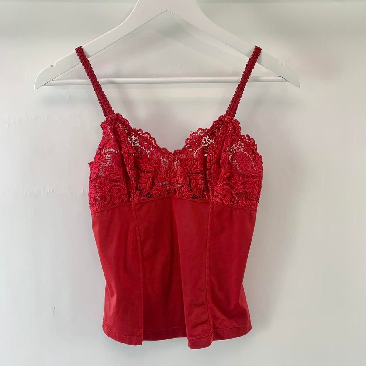 Red Lace Top -  UK