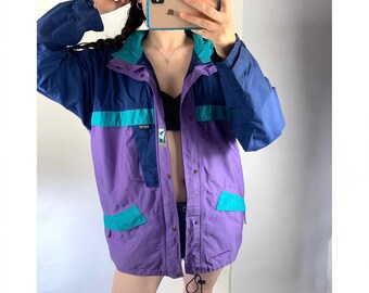 Purple festival track jacket