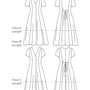 Shelby Dress & Romper Sewing Pattern by True Bias, Size 0-18 image 3