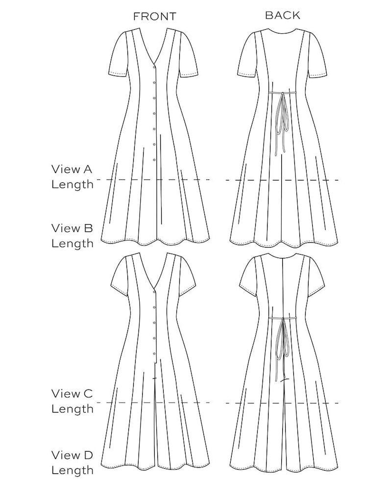 Shelby Dress & Romper Sewing Pattern by True Bias, Size 0-18 image 3