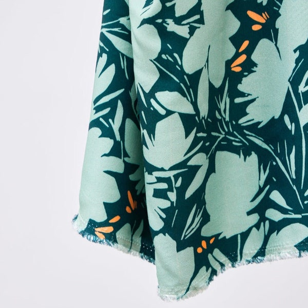 Leia Viscose Crepe Fabric in Green from Mind the Maker