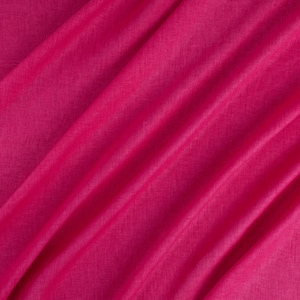 Lightweight Linen Deadstock Fabric in Hot Pink