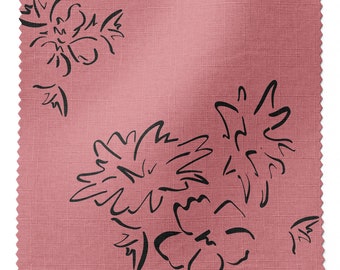 Floral Ecovero Viscose Rayon Fabric in Empower