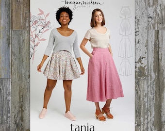 Tania Culottes Sewing Pattern by Megan Nielsen Patterns | Sizes 0-20