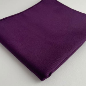 Lässiger Bio Baumwollköper in Dunkellila | Midweight 7oz, ideal für Hosen, Jacken, Taschen