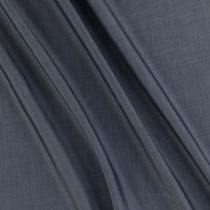 Italian Tencel Chambray Fabric in Steel Blue, for Shirts & Button Ups image 1