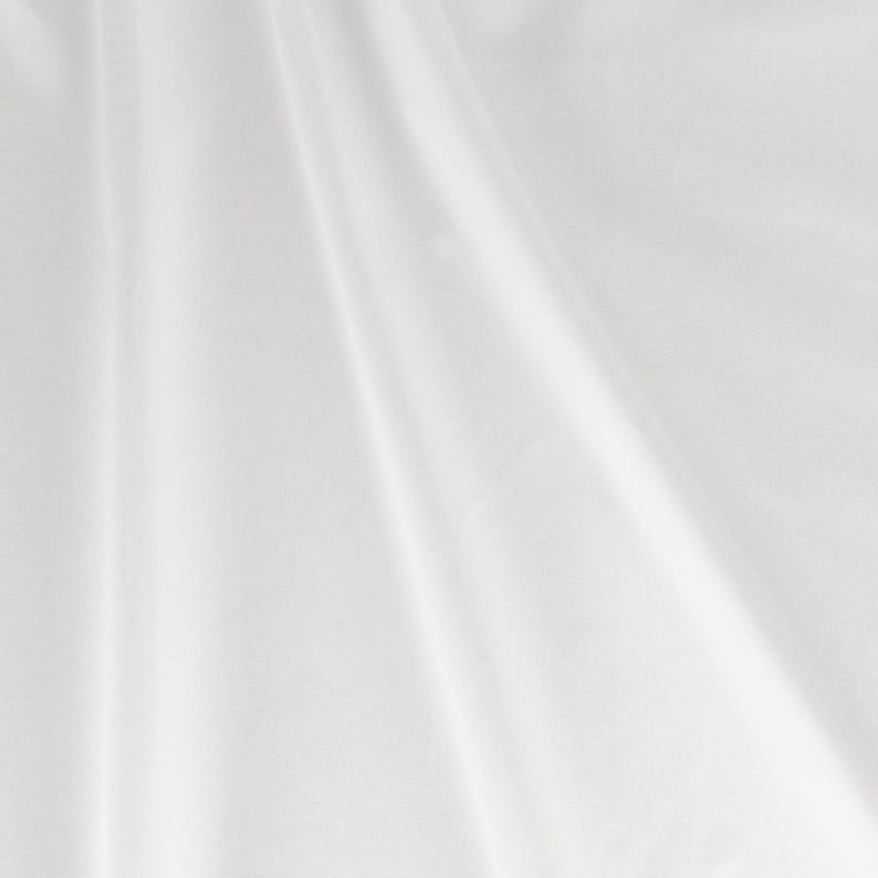 Relaxed Organic Cotton Twill Fabric in White | Midweight 7oz, Great for pants, chore coats, jackets, bags image 2