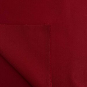 Relaxed Organic Cotton Twill Fabric in Fire Brick Red | Midweight 7oz, Great for pants, chore coats, jackets, bags image 2