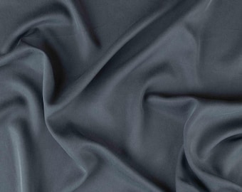 Tencel Twill Gabardine Fabric  in Denim Blue, 60" wide, 6.78oz