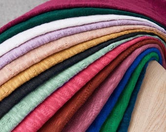 Bio Baumwolle Pullover Strickstoff in 10 Farben von Mind the Maker. Weiches und warmes Material für Kleidung
