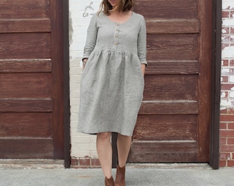 Hinterland Dress Sewing Pattern by Sew Liberated | Babydoll Style, Sizes 0-34, includes plus sizes
