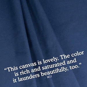 Organic Cotton 10oz Canvas Duck Fabric, Strong, smooth and durable, perfect bottomweight for pants, overalls, chore coats, and bags image 8