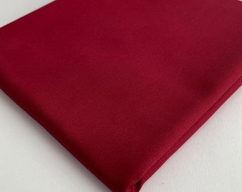 Relaxed Organic Cotton Twill Fabric in Fire Brick Red | Midweight 7oz, Great for pants, chore coats, jackets, bags