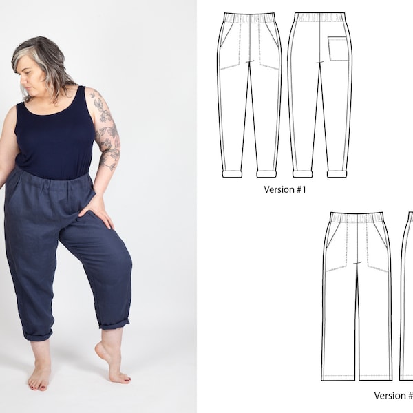 Casual Pants Pattern - Etsy