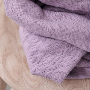 100% Organic Cotton Sweater Knit Slub | Lilac | Designed in Denmark