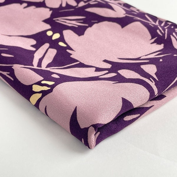 Ecovero Viscose Crepe in Leia Lilac from Mind the Maker