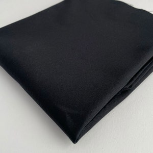 Relaxed Organic Cotton Twill Fabric in Black for Clothes & Accessories | Midweight 7oz, Great  for pants, chore coats, jackets, bags