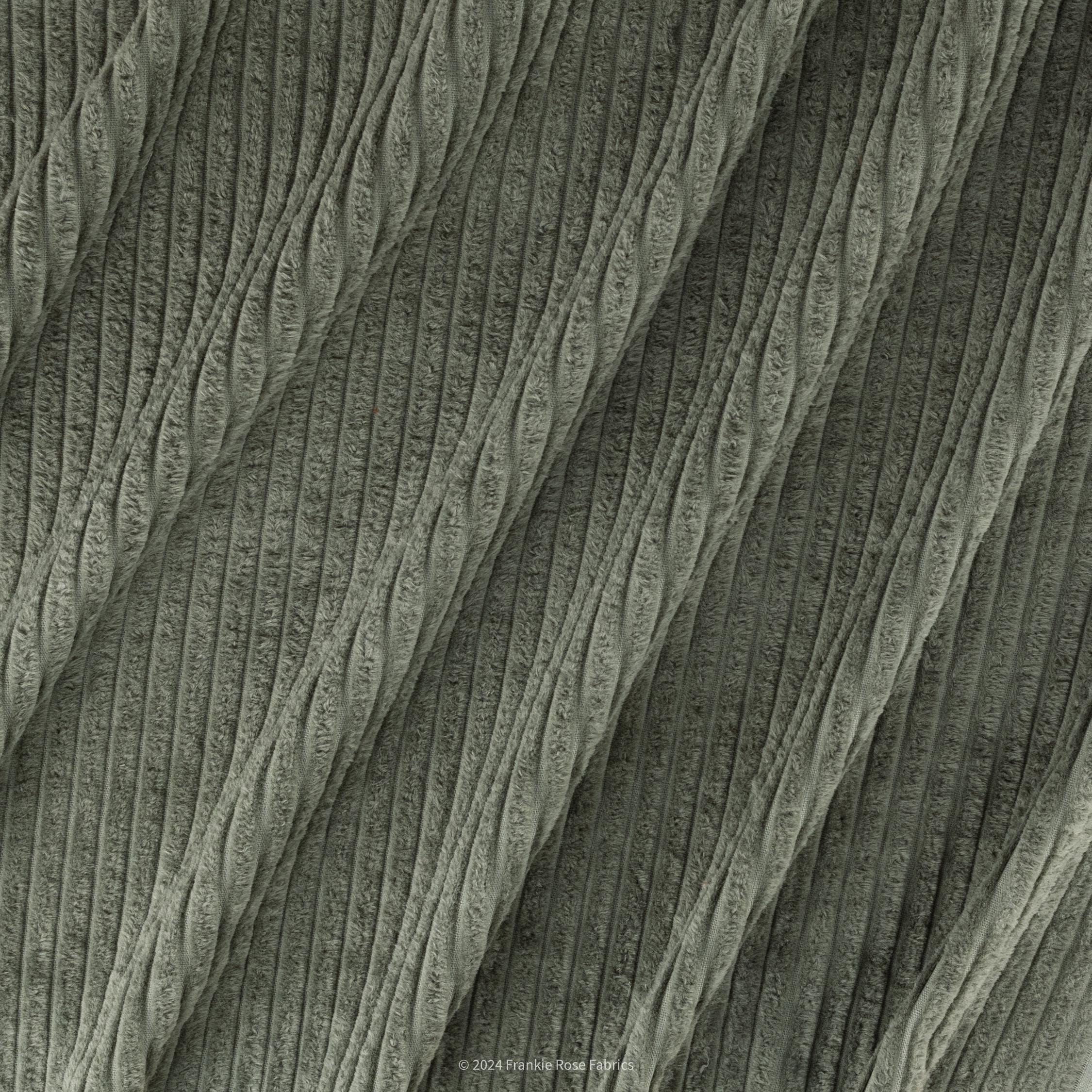 Jumbo Wale Cotton Corduroy in Smokey Olive | Limited edition fabric from See You at Six
