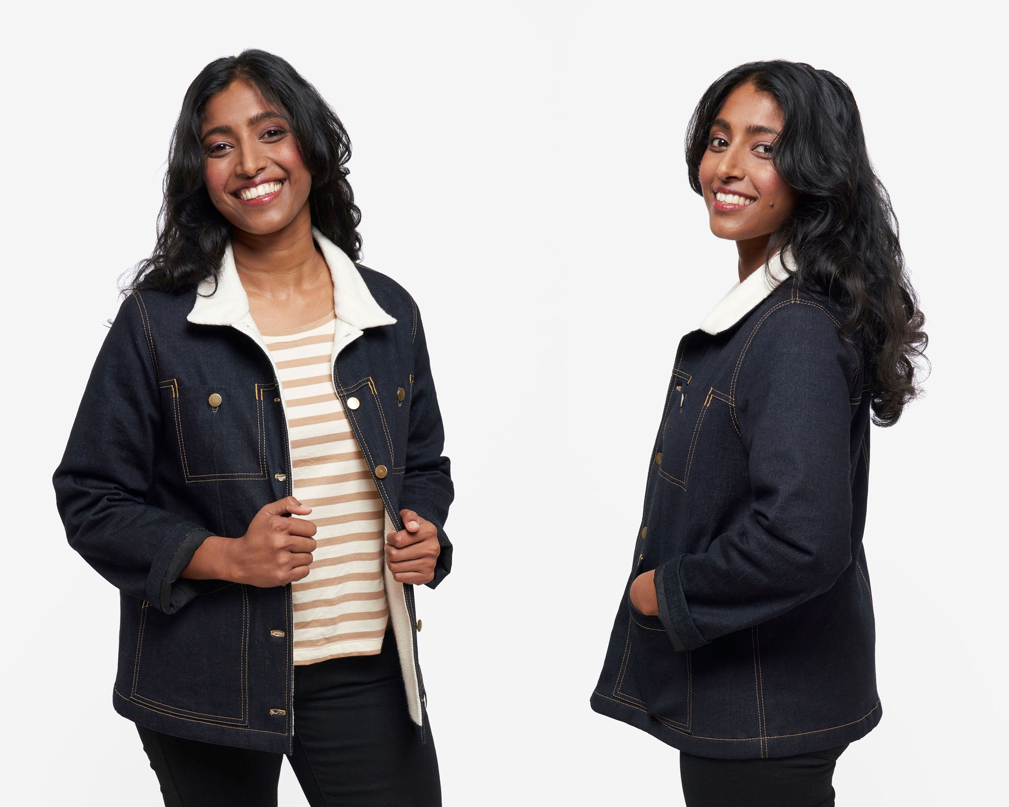 Thayer Jacket Sewing Pattern by Grainline Studios, Sizes 0-18