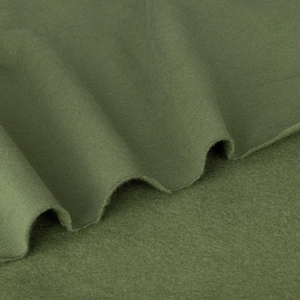 Bamboo Cotton Dream Fleece in Garden | Heavy weight, super soft, stretch sweatshirt fleece fabric for hoodies, joggers