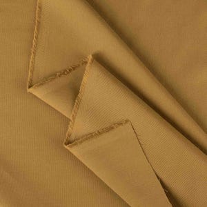 Tela de gabardina de sarga Tencel en color oro cardamomo, 62" de ancho, 5,85 oz imagen 3