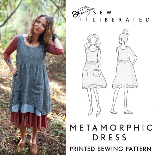 Metamorphic Dress Sewing Pattern by Sew Liberated