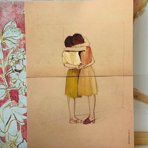 Art card print, Embrace