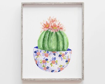 Floral Cactus