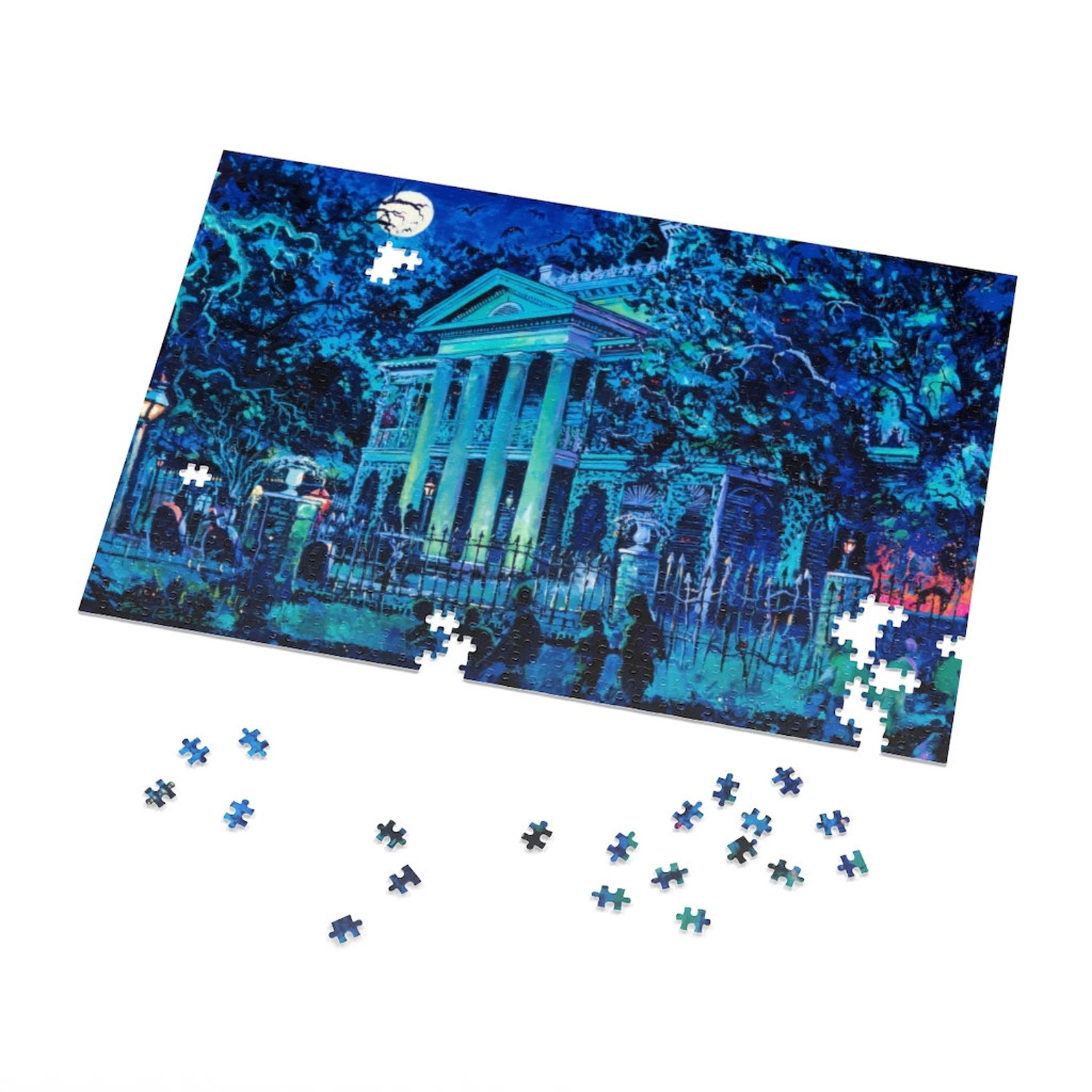 Haunted Mansion Jigsaw Puzzle, Disneyland Puzzle, Haunted Mansion