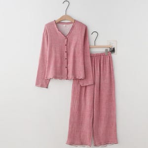 Ensemble de pyjama Sweet Dream en coton pour femme - Vêtements d&#39;intérieur fleuris à manches longues