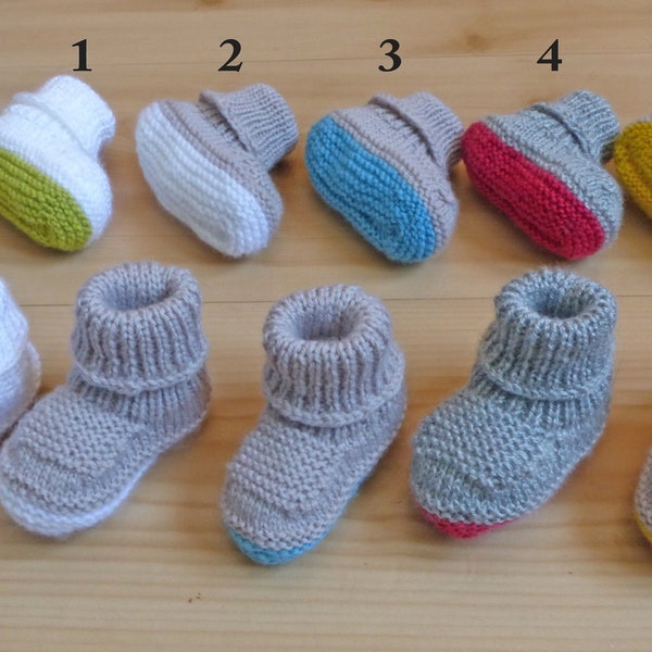 Chaussons en laine pour bébé