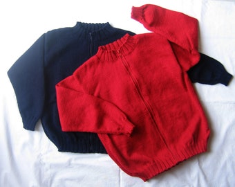 Children's wool cardigan