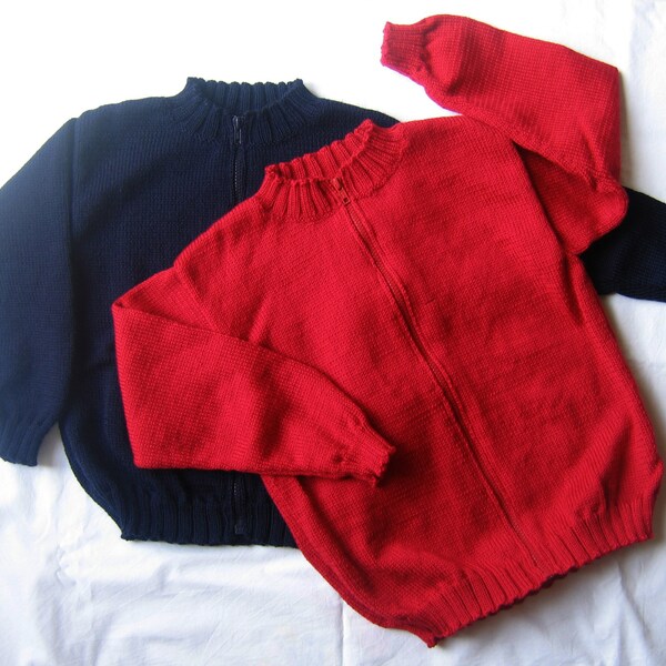 Children's wool cardigan