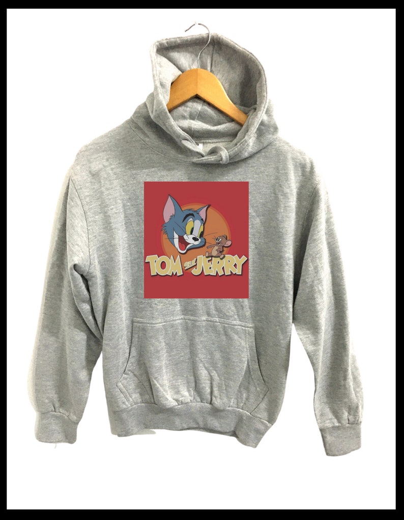 Tom and jerry Disney Customised Urban Art Graphic hoodie | Etsy